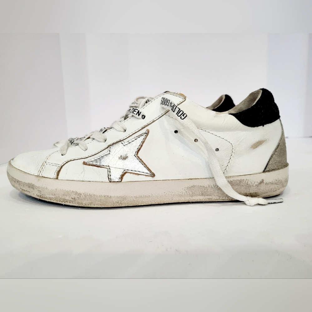 GOLDEN GOOSE SNEAKERS Size 38 in Excellent Condition - Picture 3 of 12